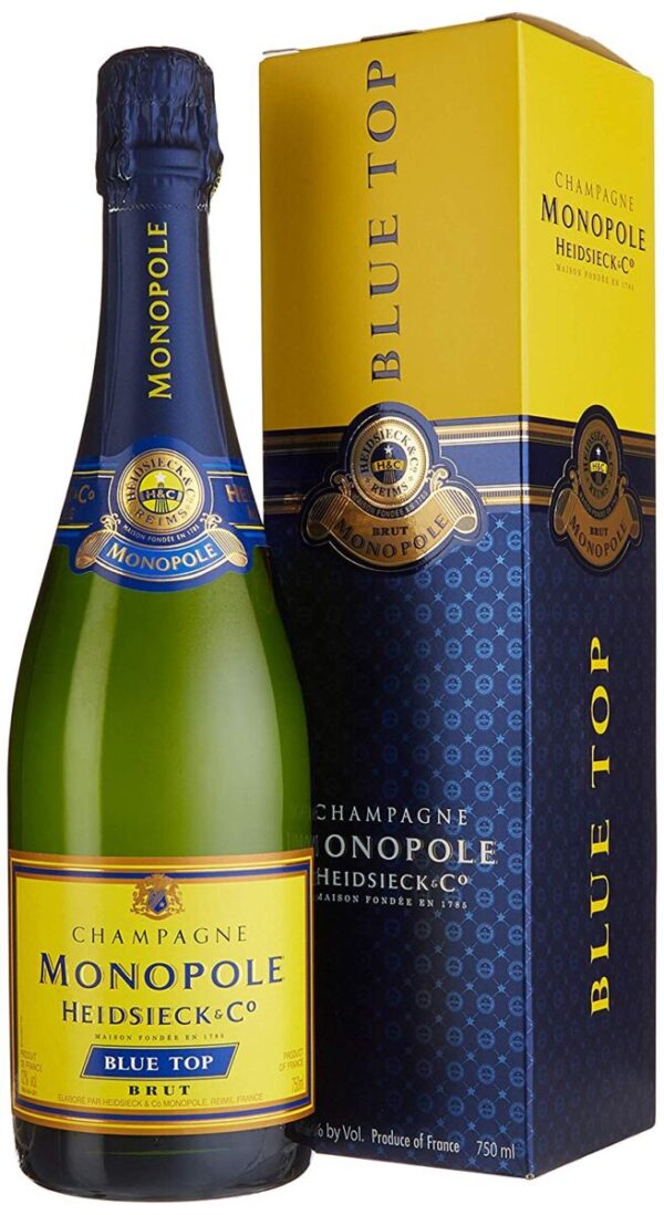 Champane Monopole Heidsieck Blue Top